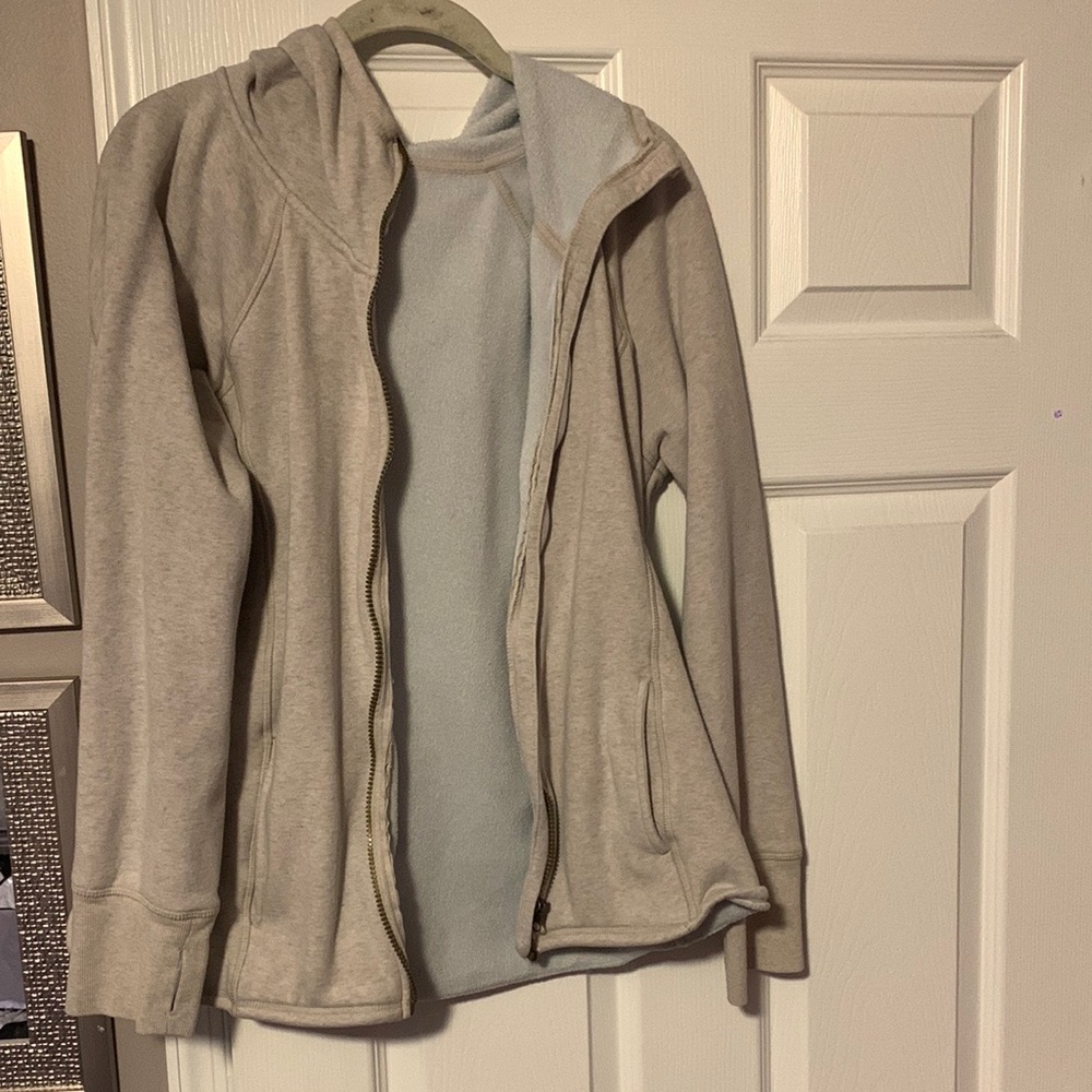 Light Gray Hooded Jacket